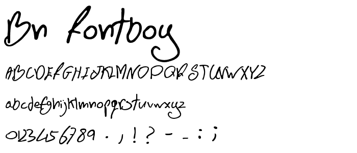 BN FontBoy font